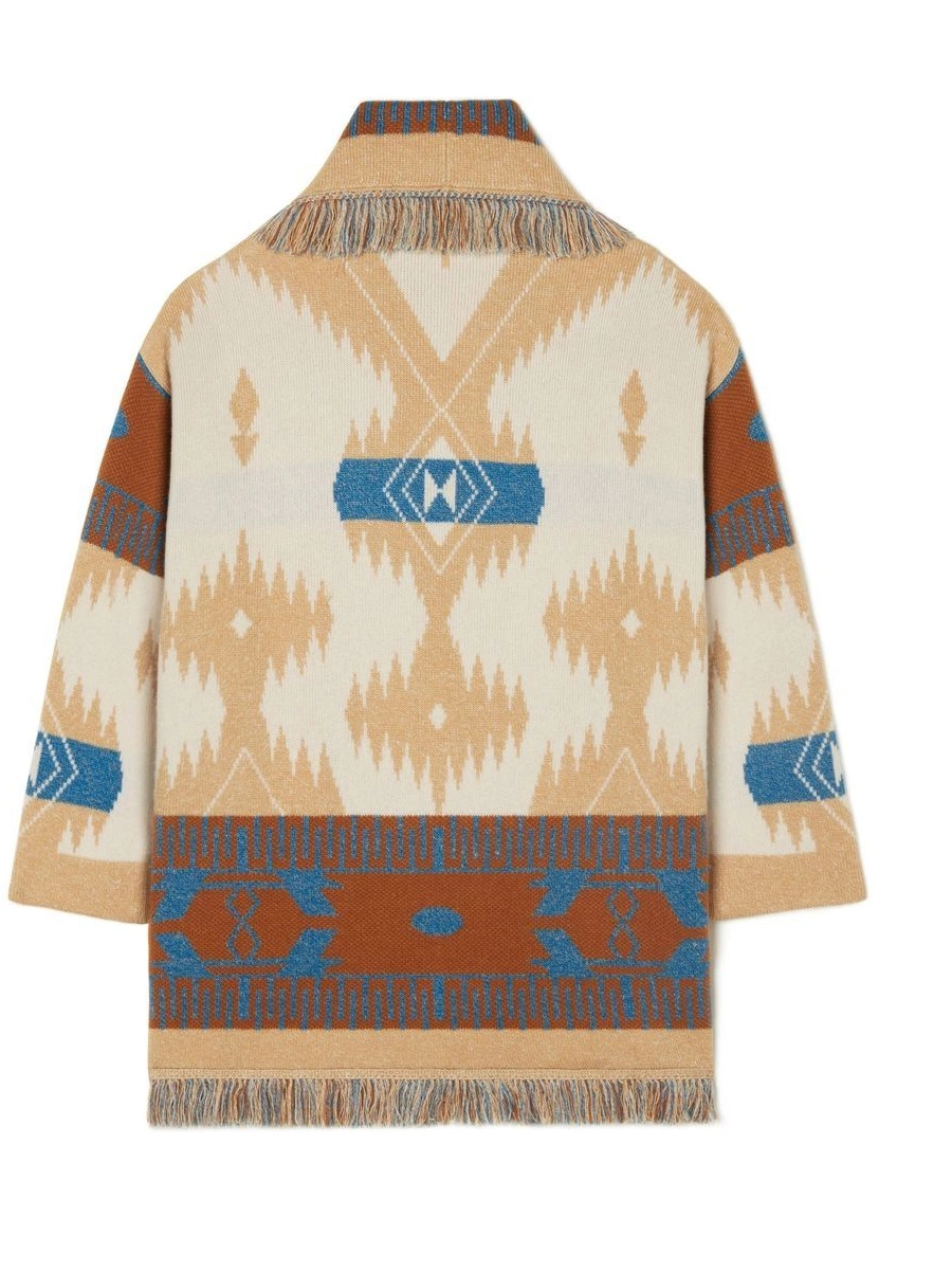 Cheap wool cardigan graphic-jacquard Alanui Women 0705